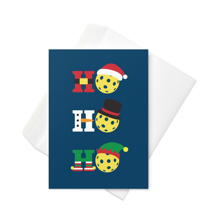 HO HO HO Pickleball - Christmas Cards (Set of 10)