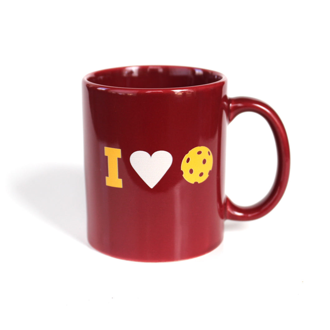 I Heart Pickleball - Ceramic Mug - 11oz