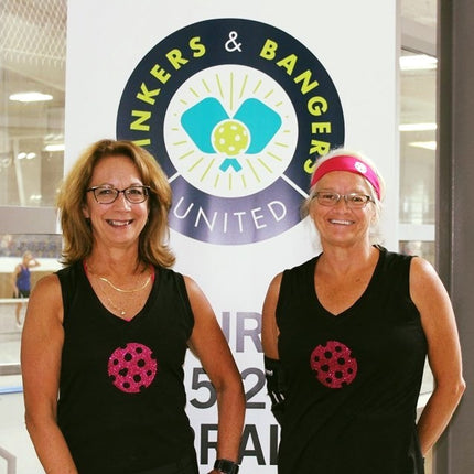 The Heart of Pickleball - Glitter Performance Sleeveless Tee