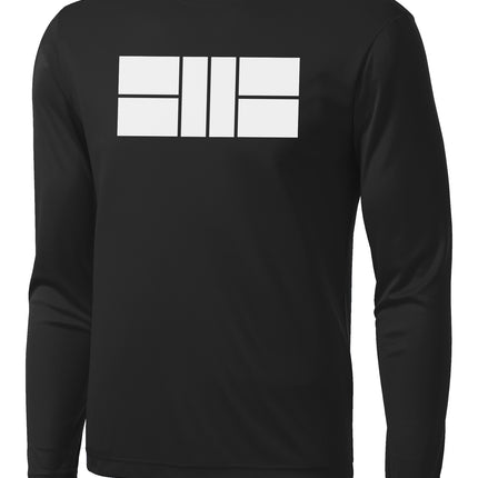 Pickleball Court - Mens Long Sleeve Performance Tee