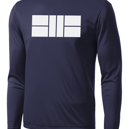 Pickleball Court - Mens Long Sleeve Performance Tee