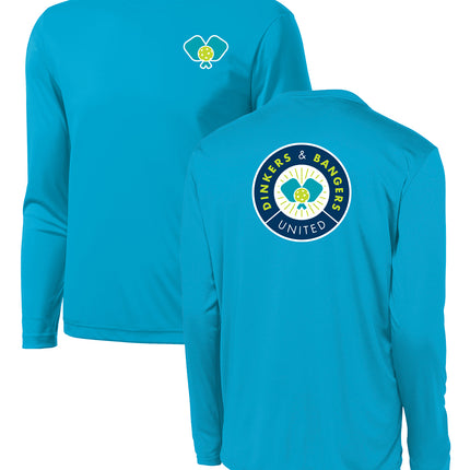 Dinkers & Bangers United™ - Mens Long Sleeve Performance Tee - 2 Sided