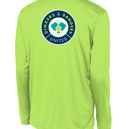 Dinkers & Bangers United™ - Mens Long Sleeve Performance Tee - 2 Sided