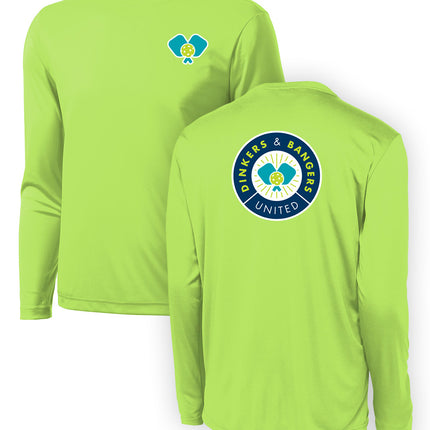 Dinkers & Bangers United™ - Mens Long Sleeve Performance Tee - 2 Sided