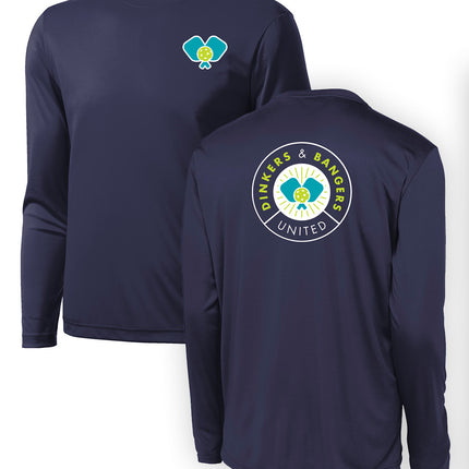 Dinkers & Bangers United™ - Mens Long Sleeve Performance Tee - 2 Sided