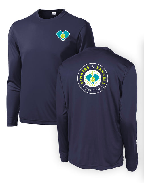 Dinkers & Bangers United™ - Mens Long Sleeve Performance Tee - 2 Sided