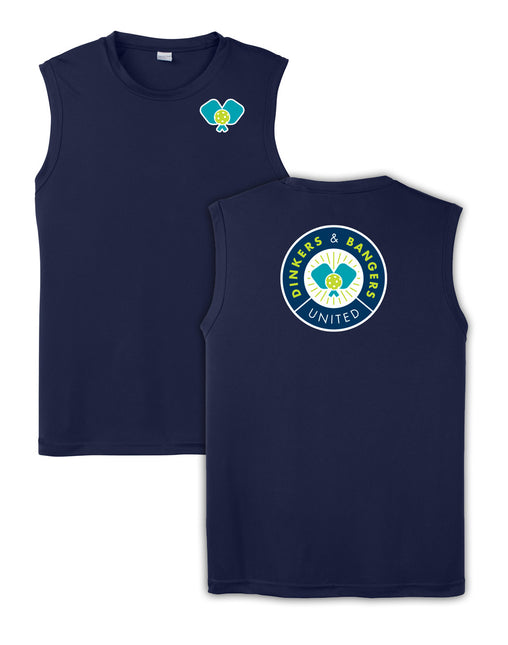 Dinkers & Bangers United™ - Mens Sleeveless Performance Tee - 2 Sided