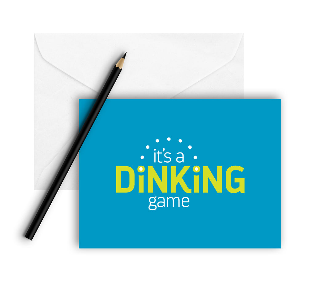 It's a Dinking Game Note Cards (Set of 8)