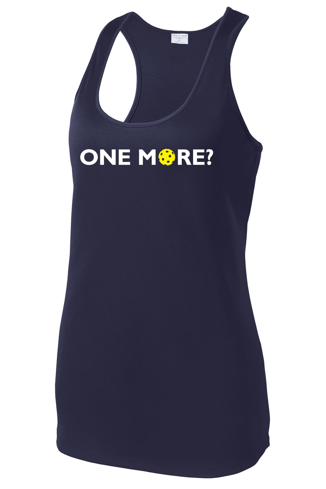 One More? - Womens Performance Racerback Tank
