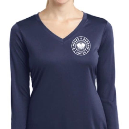 Play with JOY! - Womens Long Sleeve Performance Tee - 2 Sided