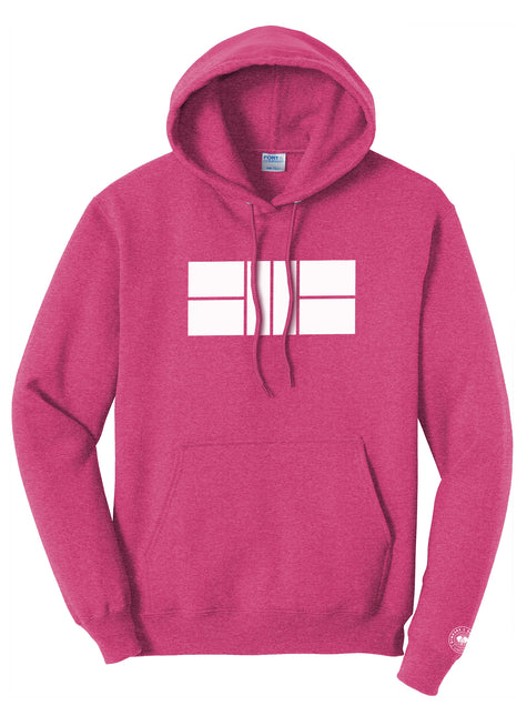 Pickleball Court - Fleece Pullover Hoodie