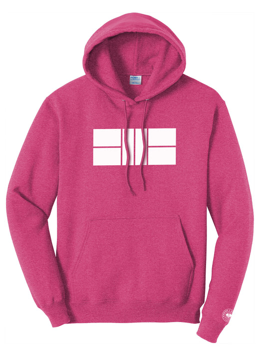 Pickleball Court - Fleece Pullover Hoodie