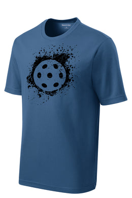 Dinkers & Bangers Rugged Pickleball Performance Tee Blue