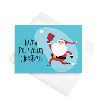 Jolly Volley Santa - Christmas Cards (Set of 10)
