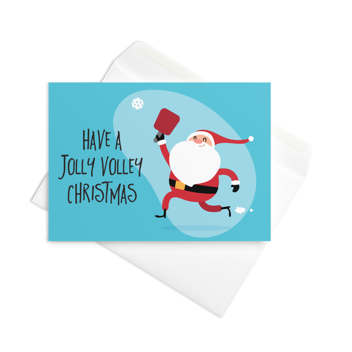 Jolly Volley Santa - Christmas Cards (Set of 10)