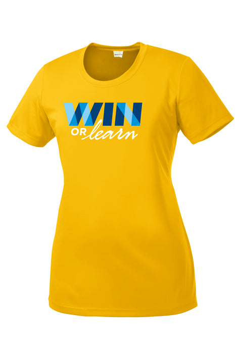 WIN or Learn - Women's Short Sleeve Performance Tee