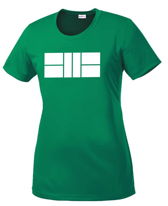 Pickleball Court - Womens Performance Crew Tee