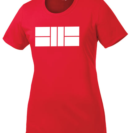 Pickleball Court - Womens Performance Crew Tee