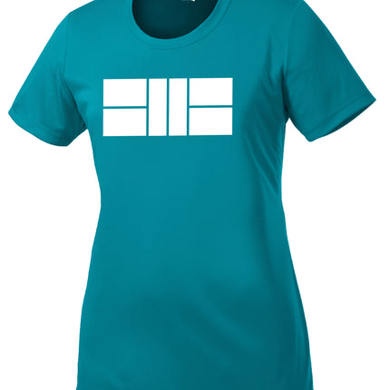 Pickleball Court - Womens Performance Crew Tee