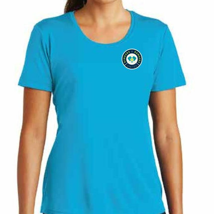Dinkers & Bangers United™ - Womens Short Sleeve Performance Tee - Chest Logo