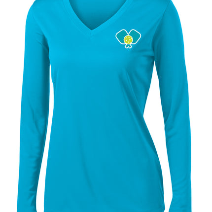 Dinkers & Bangers United™ - Womens Long Sleeve Performance Tee - 2 Sided