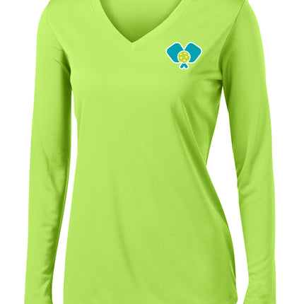 Dinkers & Bangers United™ - Womens Long Sleeve Performance Tee - 2 Sided