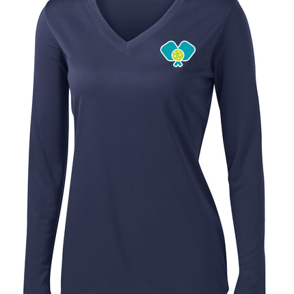 Dinkers & Bangers United™ - Womens Long Sleeve Performance Tee - 2 Sided