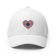 Load image into Gallery viewer, LOVE USA Flag - Dri Fit Cap
