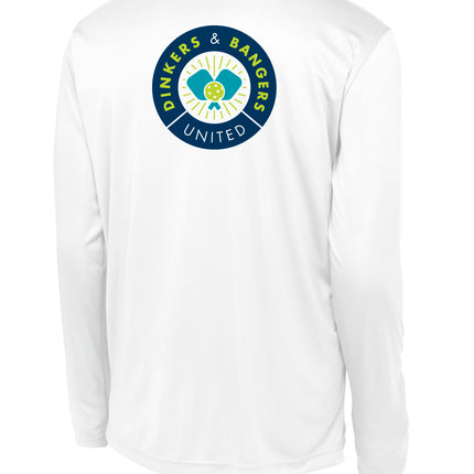 Dinkers and Bangers United™ Long Sleeve Performance Tee - Back View