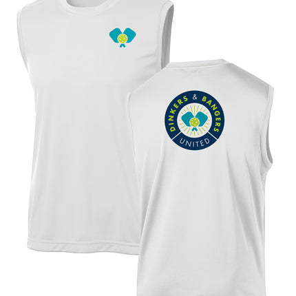 Dinkers & Bangers United™ Mens Sleeveless Performance Pickleball Tee