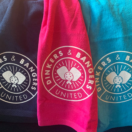 Dinkers & Bangers United Pickleball towels make great gifts! 