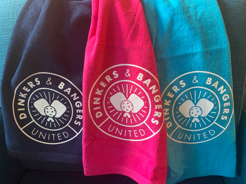 Dinkers & Bangers United Pickleball towels make great gifts! 