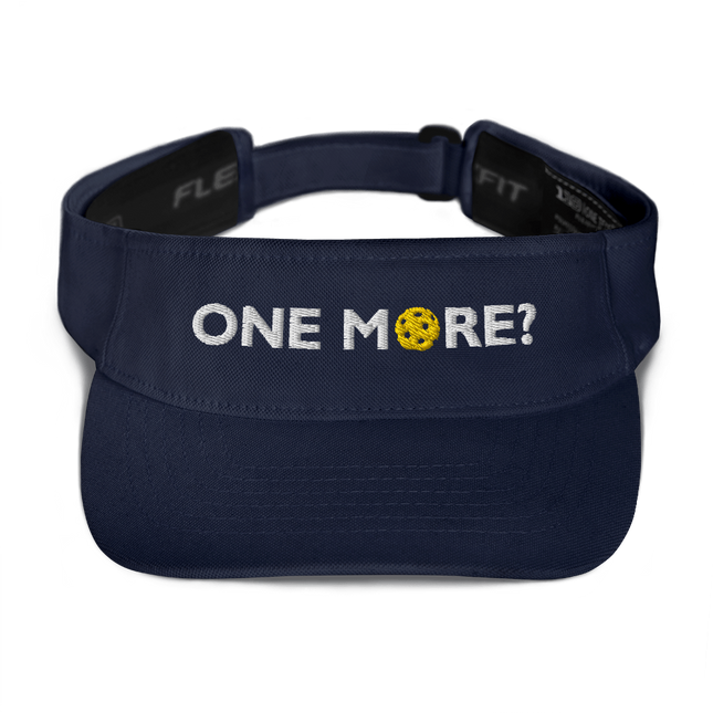 One More? - Embroidered Dri Fit Visor