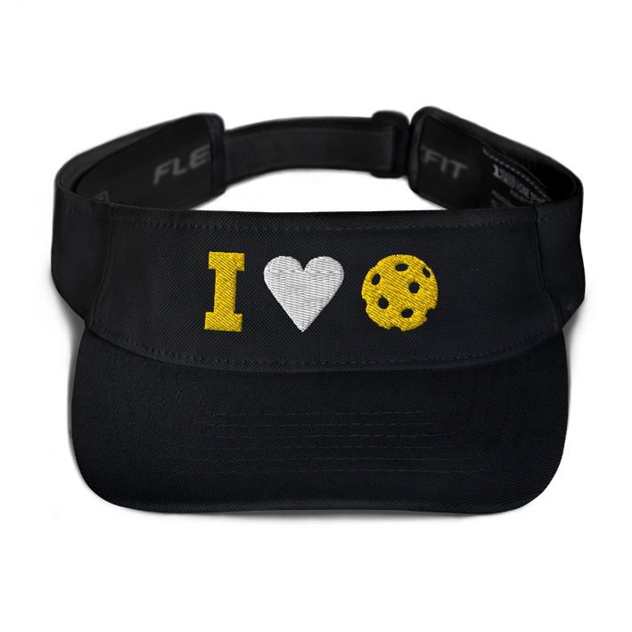 I Love Pickleball Visor