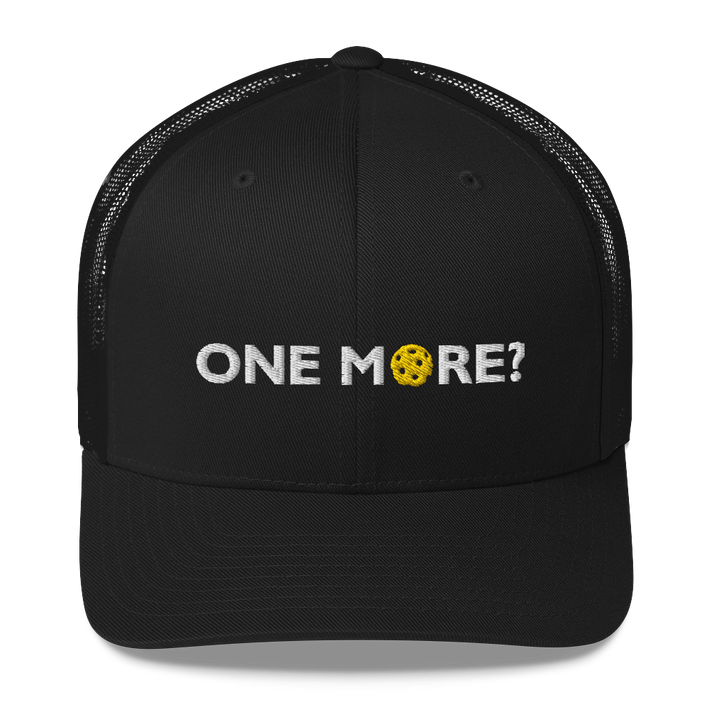 One More? - Embroidered Mesh Hat