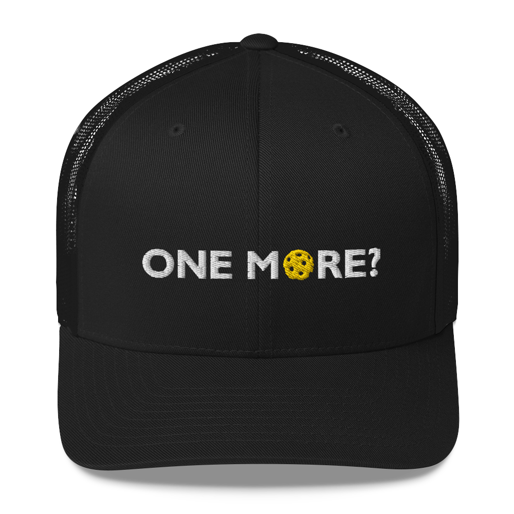 One More? - Embroidered Mesh Hat