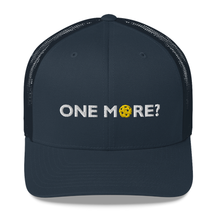 One More? - Embroidered Mesh Hat