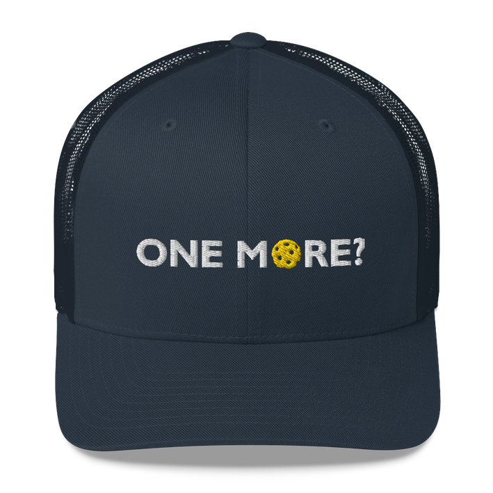 One More? - Embroidered Mesh Hat