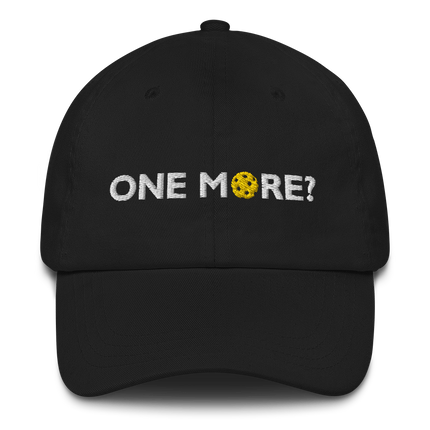 One More? - Embroidered Cotton Hat