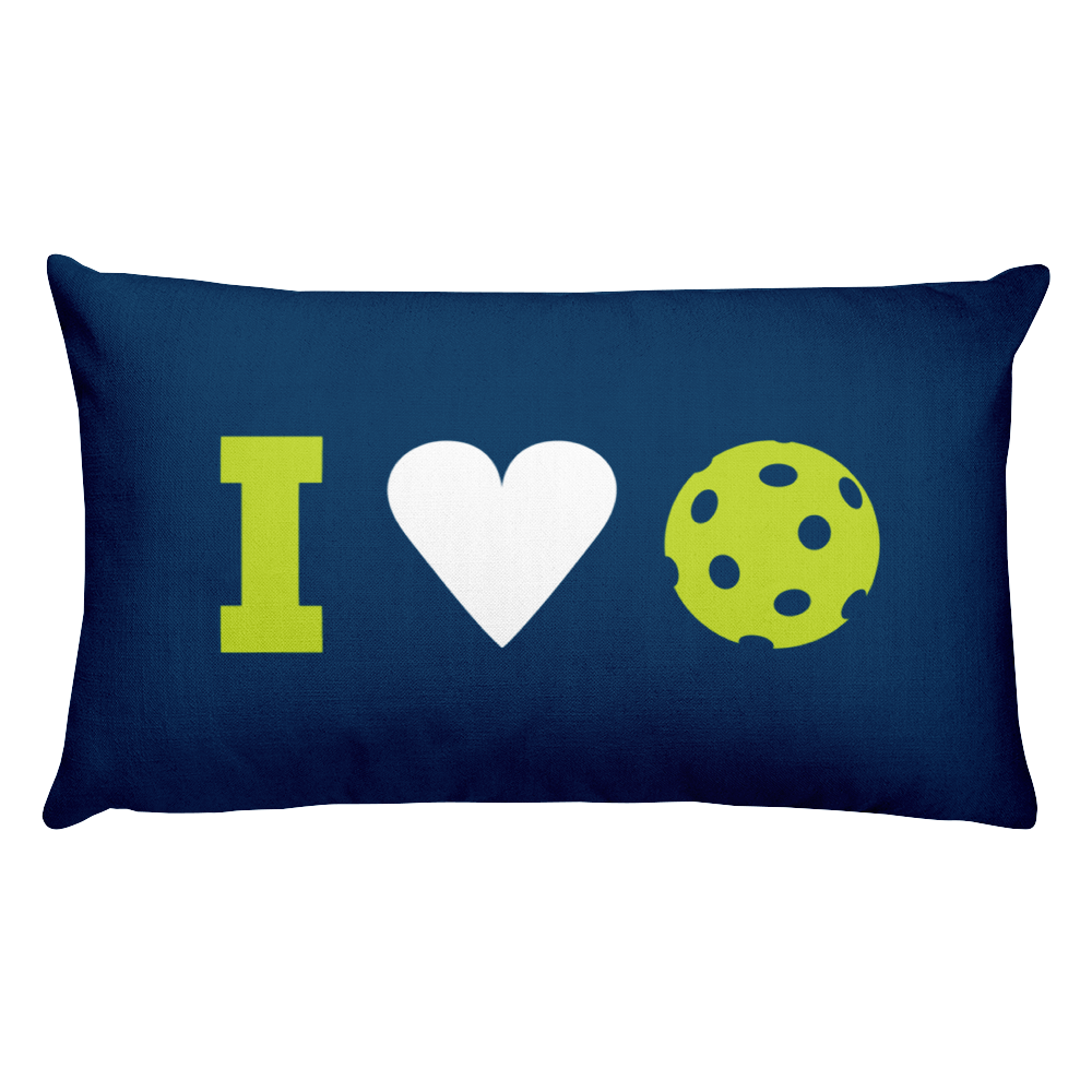 I Heart Pickleball - Two-Sided Pillow