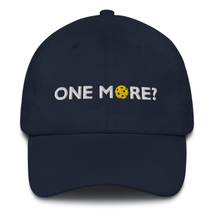 One More? - Embroidered Cotton Hat