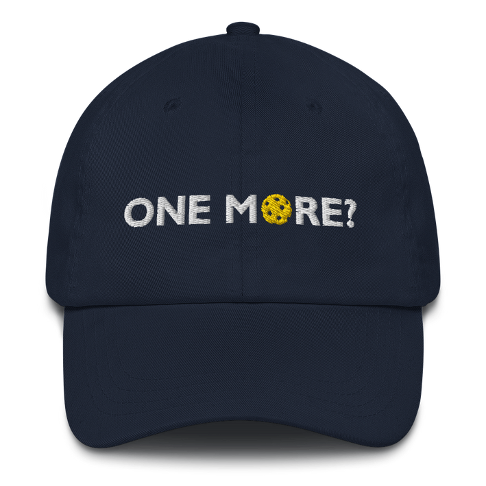 One More? - Embroidered Cotton Hat