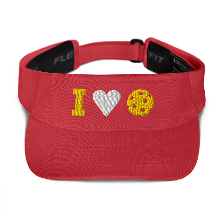 I Love Pickleball Visor