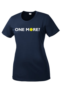 One More? Womens Performance Pickleball Tee