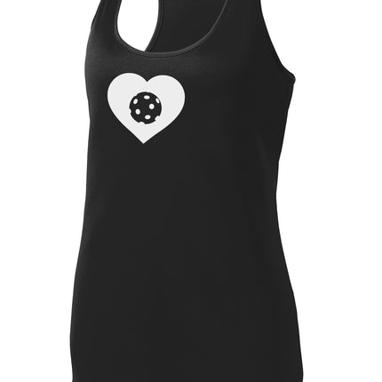 Pickleball LOVE - Womens Performance Racerback Tank