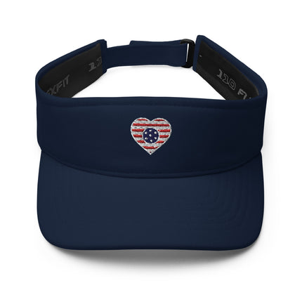LOVE USA Flag - Dri Fit Visor