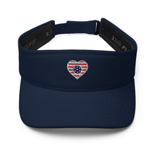 Load image into Gallery viewer, LOVE USA Flag - Dri Fit Visor
