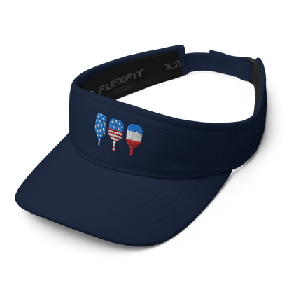 Stars & Stripes Paddles - Dri Fit Visor