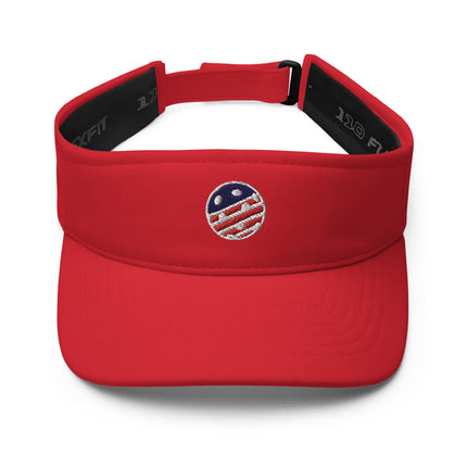 USA Pickleball Flag - Dri Fit Visor