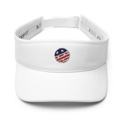 USA Pickleball Flag - Dri Fit Visor